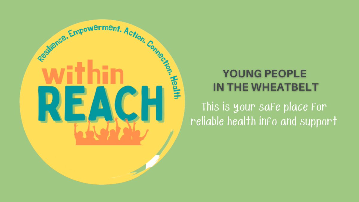 HolyoakeWA's tweet photo. Growing up can be confusing at times. You may need help and support with things like personal safety, alcohol &amp; drugs, sexual health, mental wellness and more. 

'Within Reach' is a reliable place you can go to anytime. Check out withinreachwheatbelt on Facebook &amp; Instagram https://t.co/kbMCt7DshE