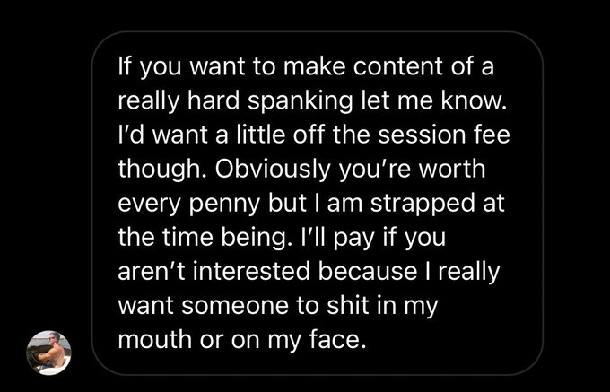 This is such a chaotic blend of entitlement and desperation https://t.co/leK5wvi00N<a href="/tag/clip"class="tags"><span>#clip</span></a><a href="/tag/toilethumiliation"class="tags"><span>#toilethumiliation</span></a>