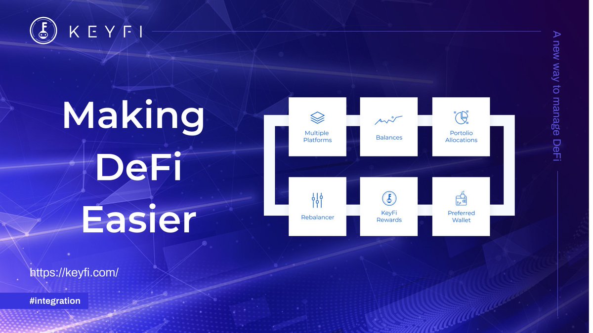 KeyFi_app's tweet photo. Swap, stake, lend, and borrow assets across multiple #DeFi platforms on the #KeyFi app https://t.co/LvV70PWt6K