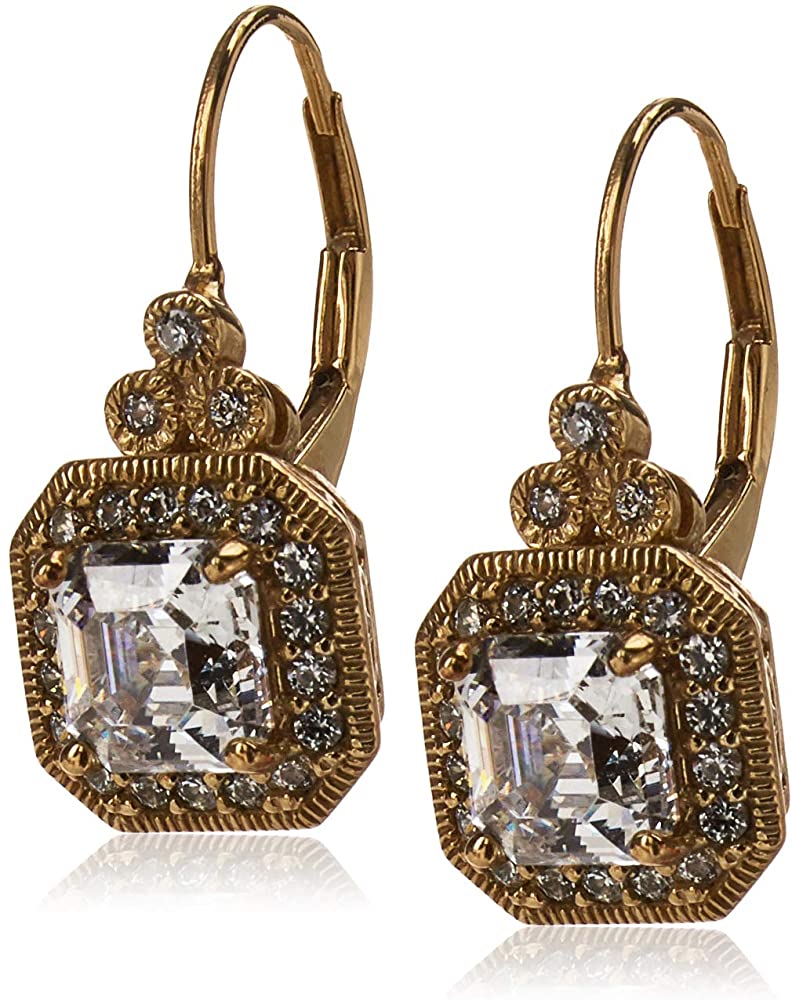 Platinum or Gold-Plated Sterling Silver Swarovski Zirconia Asscher-Cut Antique Drop Earrings
LINK:amzn.to/32uA7z7
#jewellery #fashion