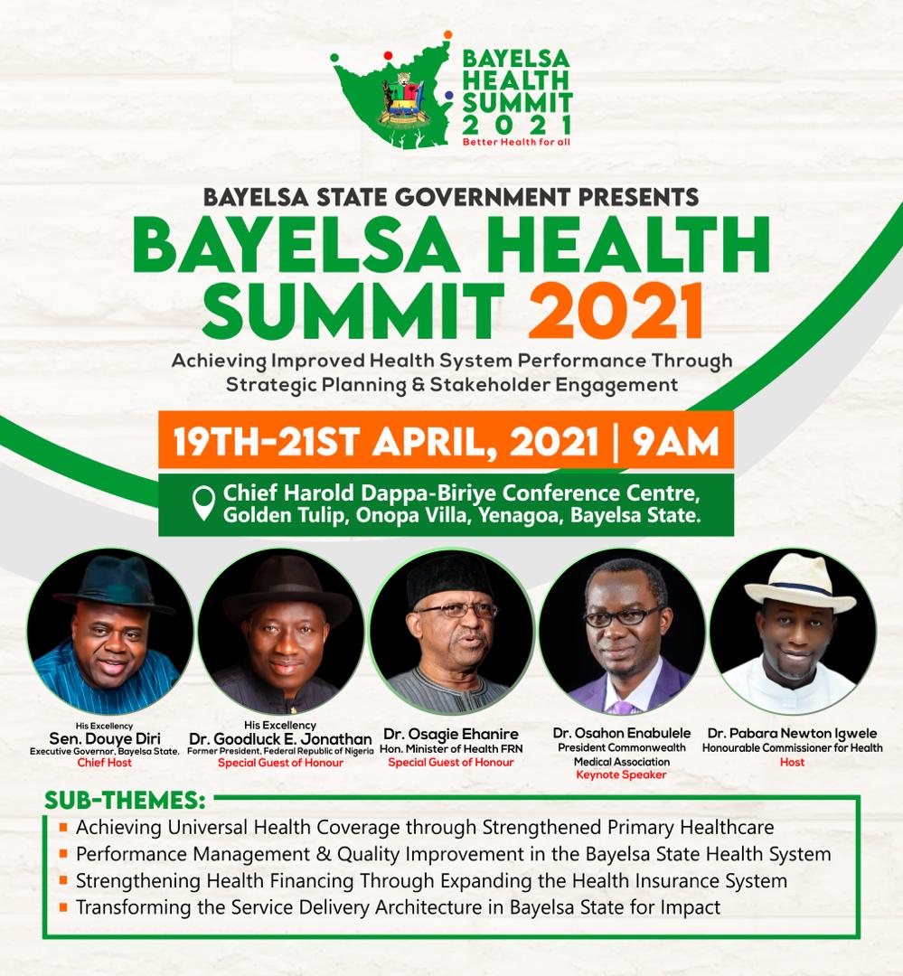 The #COVID19 pandemic has thrown a spotlight on the fragility of the Nigerian health sector. State governments must not miss the opportunity now, to invest in and strengthen the health sector #BayelsaHealthSummit #BetterHealthforAll #HealthForAllNaija #UHC