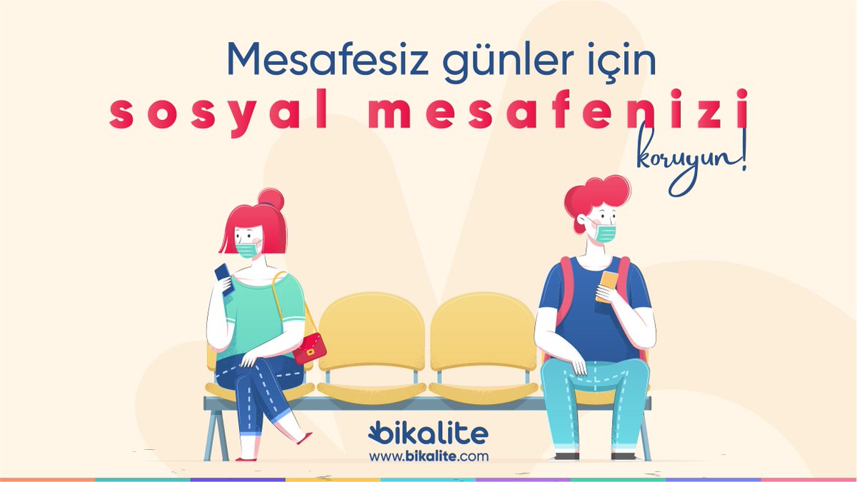 Haftaya başlarken, güzel günler için mesafemizi bir süre daha korumamız gerektiğini unutmayın. Mesafesiz günler için sosyal #mesafe kurallarına uyalım❗️bikalite.com ile #online #alışverişlerinizde kaliteli bir hafta geçirin👌#Bikalite #Kalite #KaliteliÜrün #Pazartesi