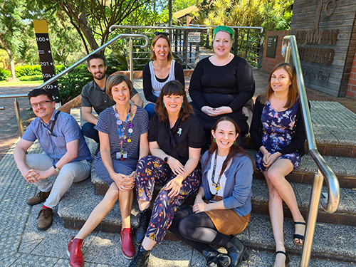 CurtinLibrary's tweet photo. We're celebrating our Library Staff Wellbeing Group, which has been organising events, activities and fun for our staff since 2015 🥳 Learn about their hard work keeping morale up during COVID lockdowns and what's in store for 2021. https://t.co/Plp7VkxtNi https://t.co/JqEe6XtsfX