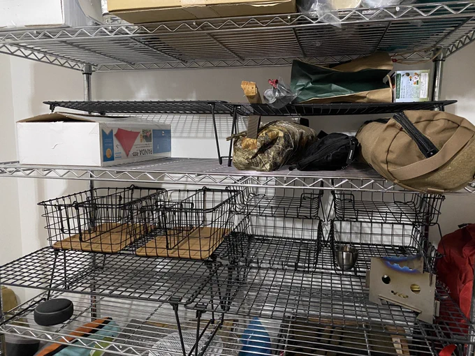 これでキャンプ道具がもうちょっと整理できる… 