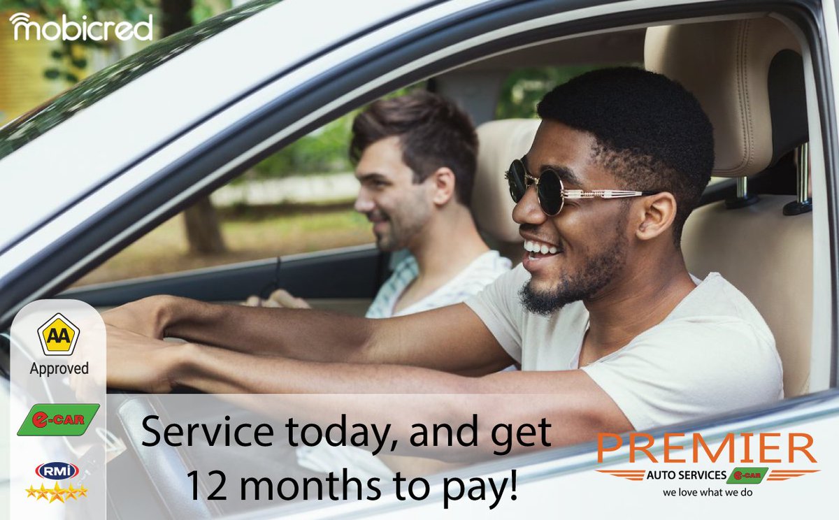 VumaFM's tweet photo. Service or repair your car before you go away for the school holidays and only pay later! Make your journey a safe and pleasant one, call us for a service booking now!
👉🏾 Premier Auto Services e-CAR contact details 👈🏾
☎ 031 569 6939 / 031 569 6871
#premierautoservices https://t.co/818IkTatg8