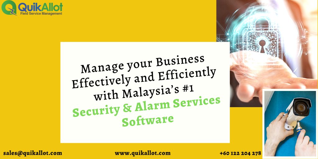 clara_ghosh's tweet image. Transform your #CCTV &amp;amp; security field service business operations with #QuikAllot #fieldtechnicianmanagementsoftware! 

Want a free demo? Get one at – bit.ly/3dpvCZT

#FieldSchedulingTool #FieldWorkerManagementSoftware #FieldOperationsSoftware #FieldTechnicianSoftware