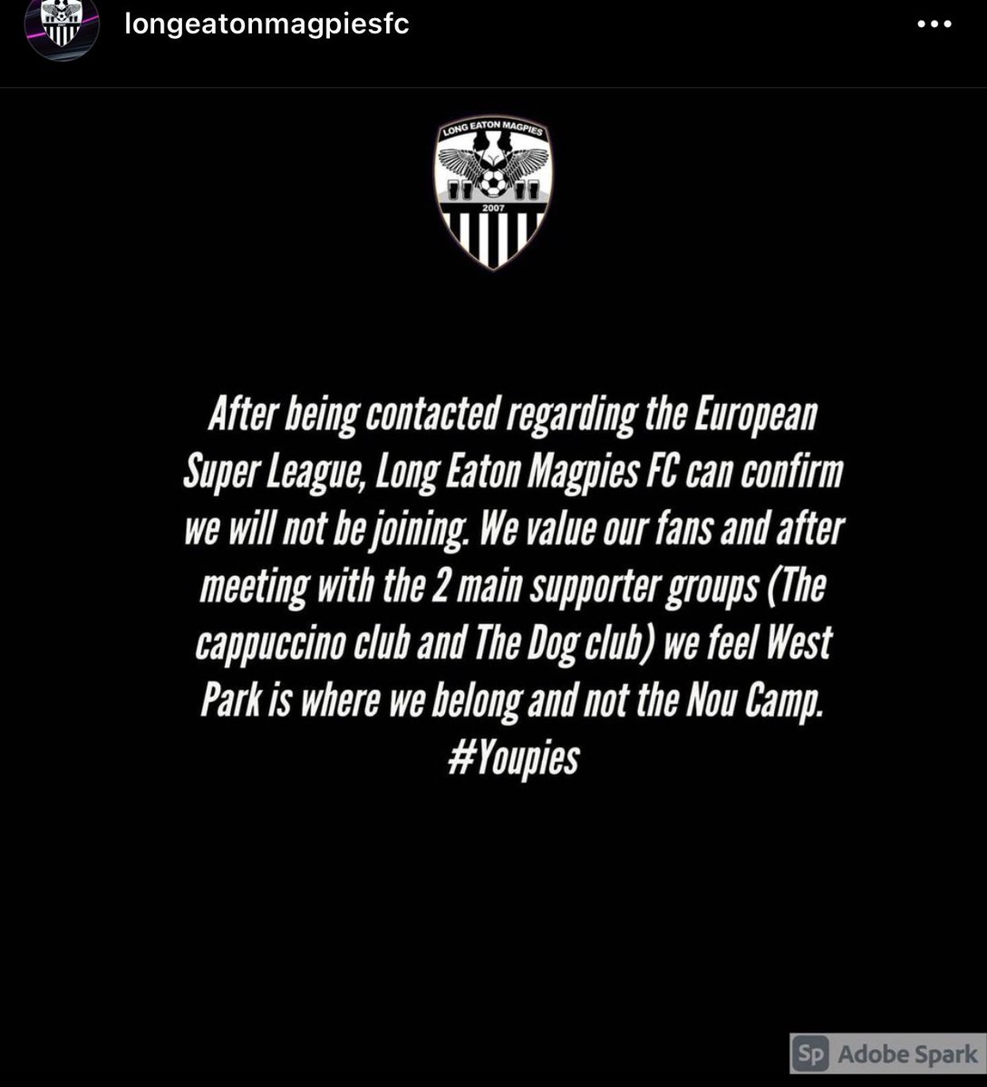 Club statement to follow ........