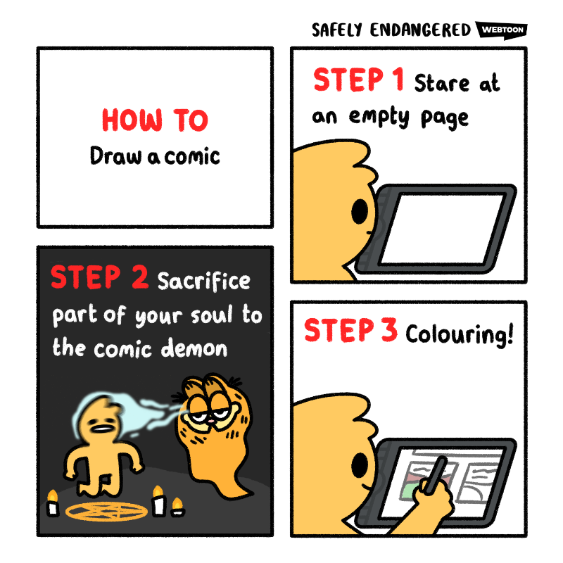 EndangeredComic's tweet photo. This was my 666th episode on Webtoon :D https://t.co/YWR0LHOfoa