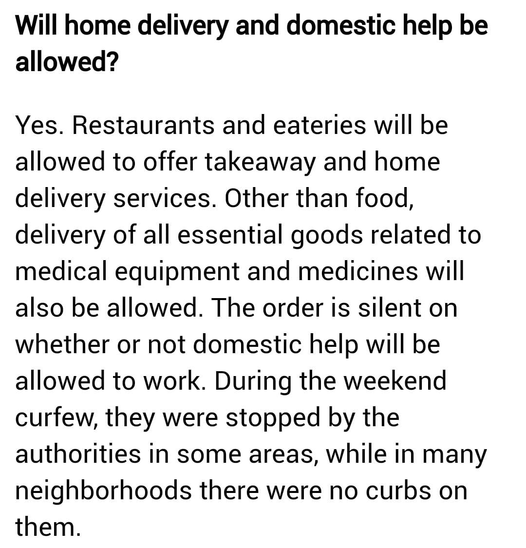 ProjectRozgaar's tweet photo. Why there are no clear guidelines about domestic helpers? They should be given paid leaves. 
@ArvindKejriwal 
@AamAadmiParty 
#CurfewInDelhi https://t.co/1PJaM11LwY