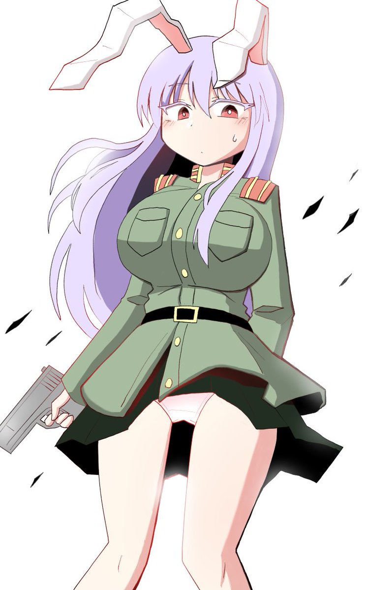 ミリタリーうどんげ インド僧 Skeb募集中のイラスト