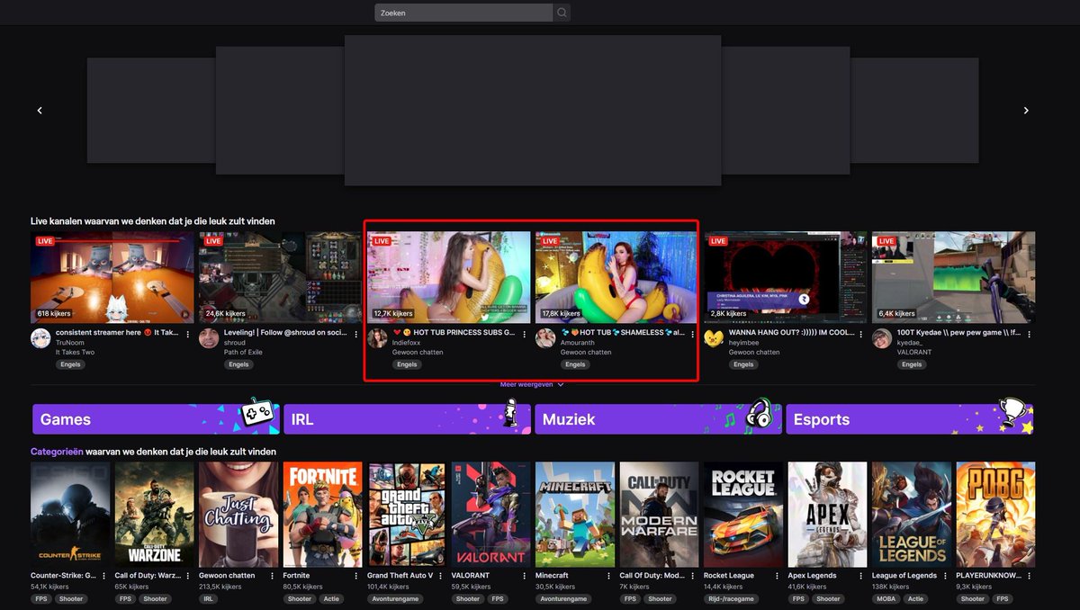 Okay <a href="/Twitch/">Twitch</a> I know guys that got banned for cleavage (while they had much more clothes on), but these chicks are both literally in a bikini on a banana in a blow up pool but that is allowed?