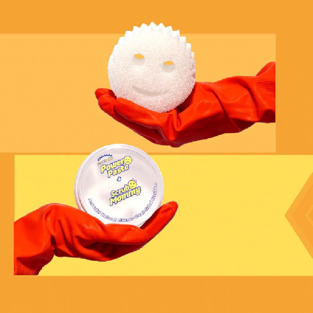 Scrub Daddy UK on X: Power Paste is a powerful natural paste for cleaning,  just dampen the sponge and swirl on the paste to produce a cleaning foam 💪  #PowerPaste #ScrubDaddy #ScrubMommy #