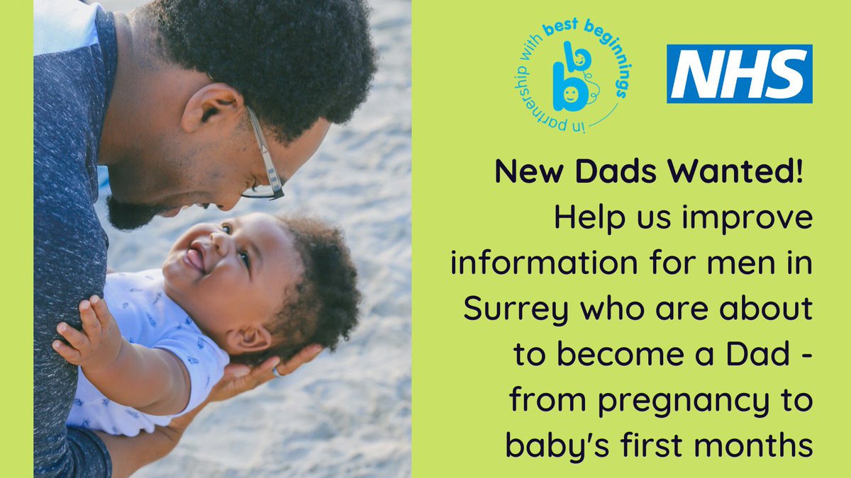 We would like new Dads to get involved in helping us improve the Baby Buddy app. 

Whether you’ve used the app or not we’re looking for men in Surrey to advise us as we innovate. There’s lots of ways to get involved. 

Find out more: bit.ly/3lN0j0B

@babybuddyapp