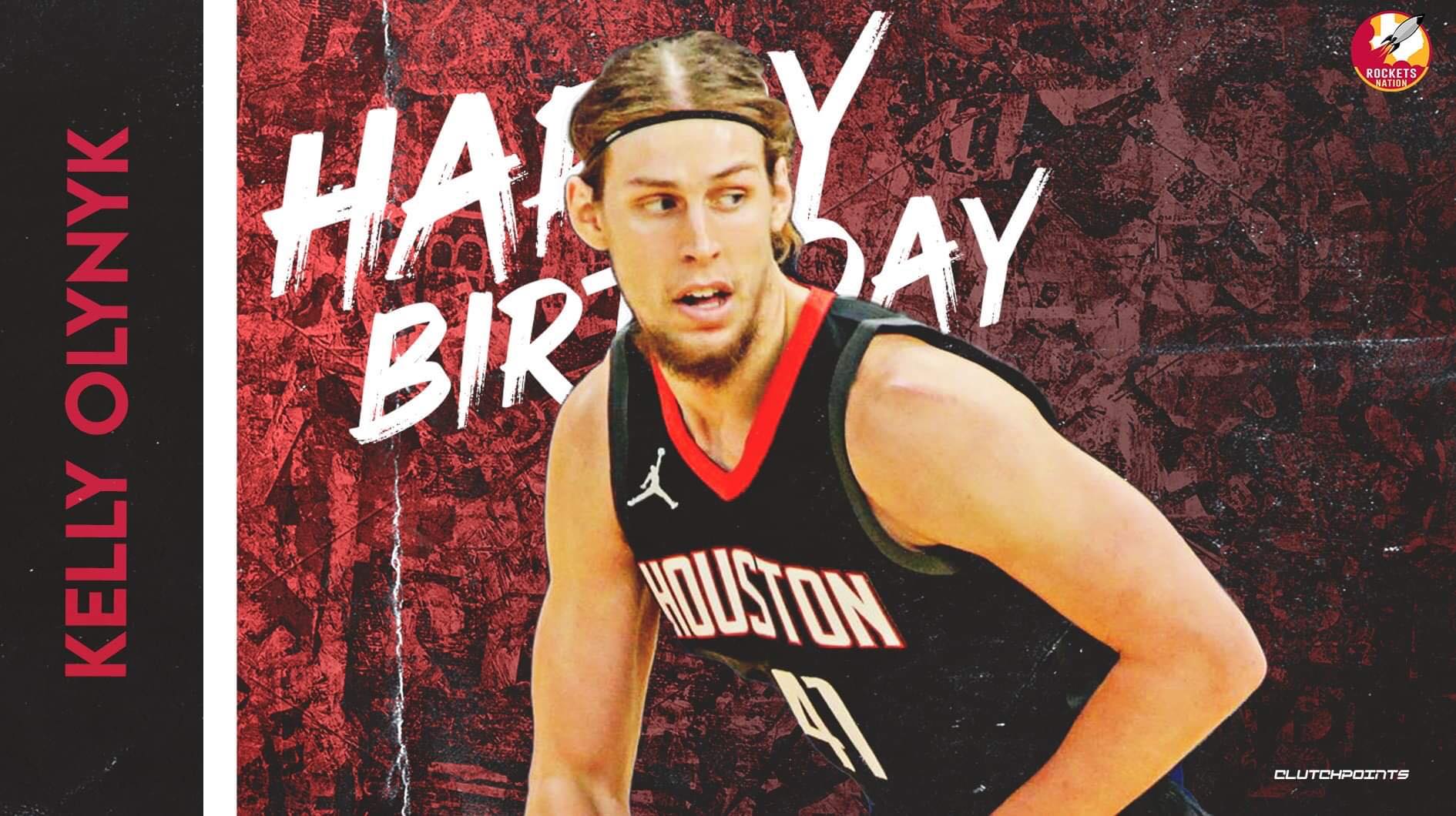 Join Rockets Nation in wishing Kelly Olynyk a happy 30th birthday!  