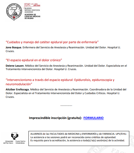 sefifac's tweet photo. Videoconferencia: “Homenaje a #FidelPages en el Centenario del Descubrimiento de la #AnestesiaEpidural".
🔜20 de Abril a las 19h.
Organiza: La Sección del Dolor de @acmbbilbao.
📌 Inscripciones gratuitas: https://t.co/6sLNuxQ7fj https://t.co/EwyyGlelKn