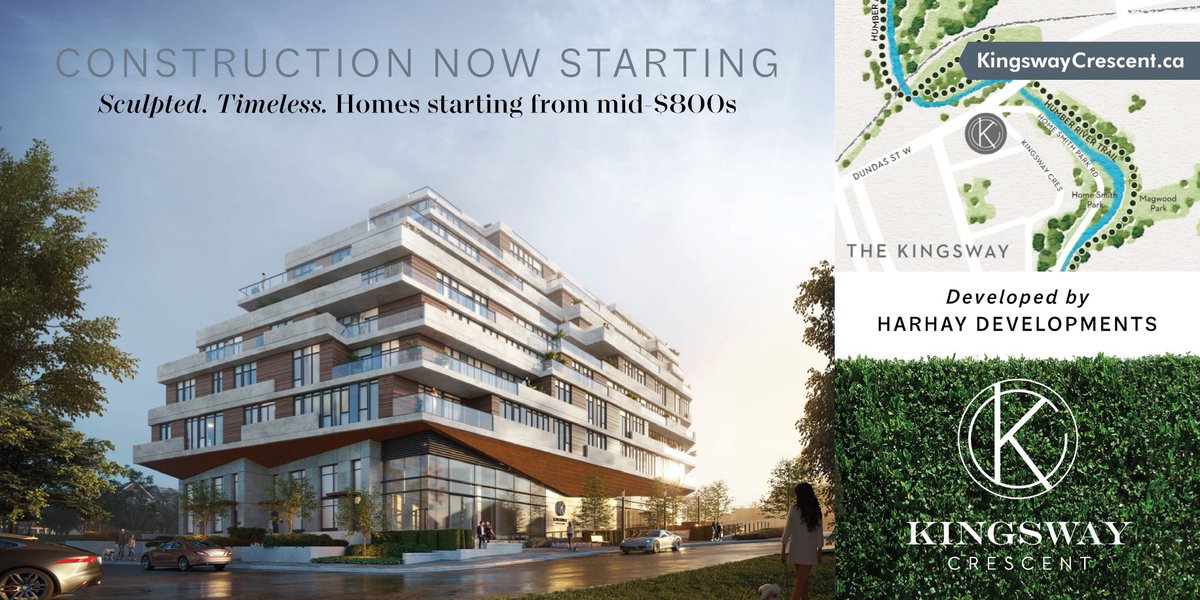Harhay Developments is proud to announce the start of construction at #KinswayCrescent  For sales, please contact Baker Real Estate.