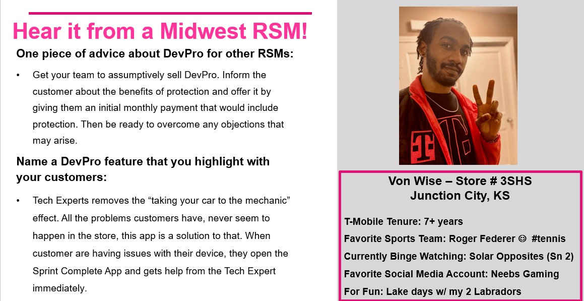 Today let's recognize @wise_von for being a top Device Protection performer (he's been doing it for years). Nice work Von! #hearitfromaRSM <a href="/pedrobyers1/">Pedro Byers</a> <a href="/CowboyTroy7373/">Troy Evans</a>
