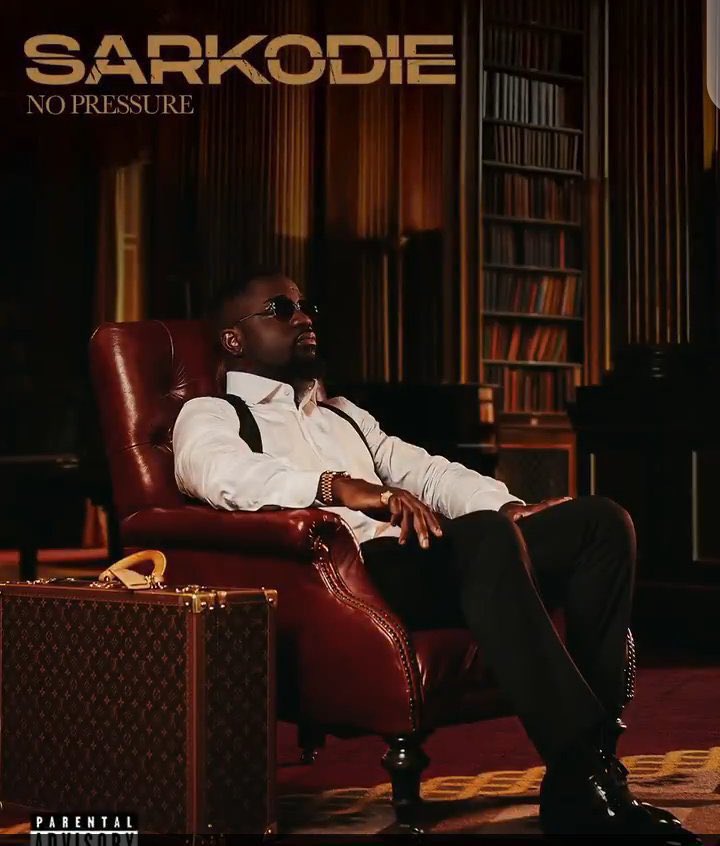 The artwork for Sarkodie's upcoming 'No Pressure' album