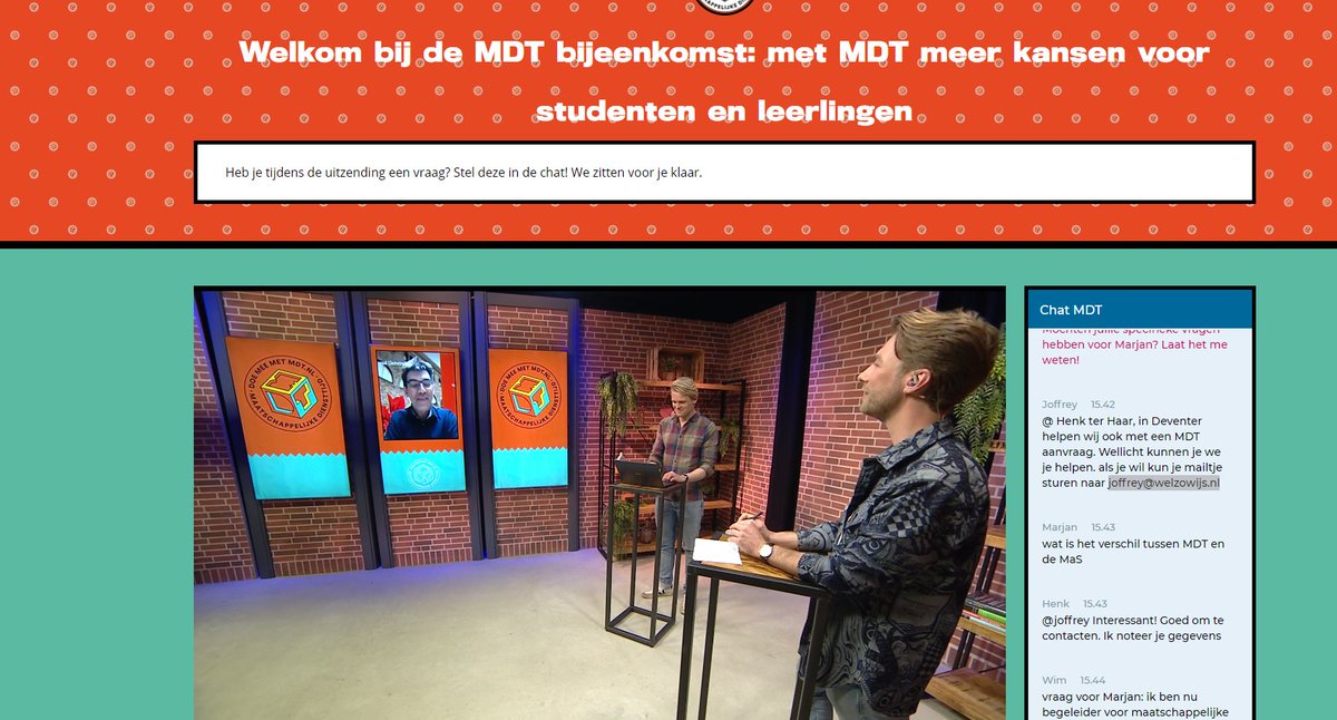 Kijk! @JanBransen bij #DoemeemetMDT Mooi! #buitenschoolsleerwerken