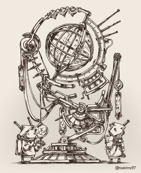 「holding steampunk」 illustration images(Latest)