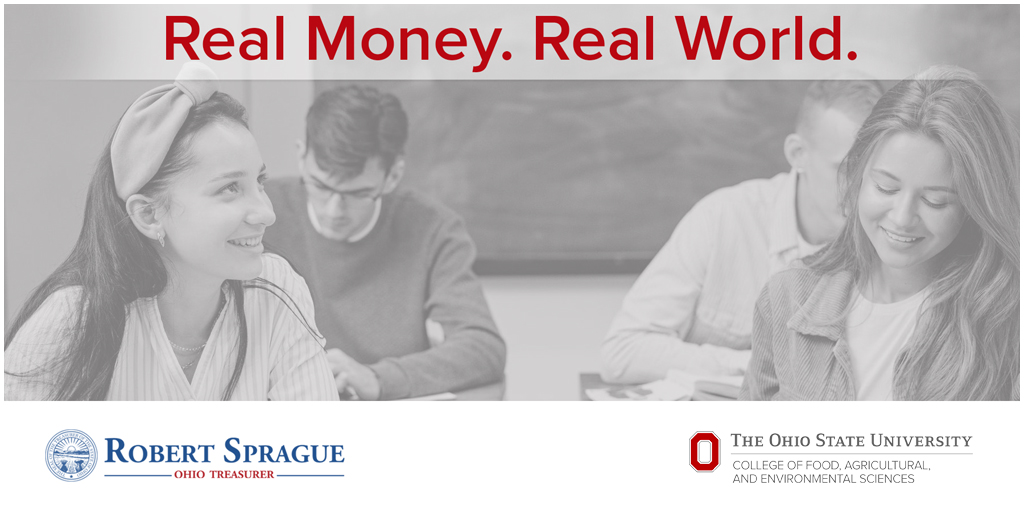 OhioTreasurer's tweet photo. There’s no substitute for the knowledge you gain by doing. With OSU Extension’s “Real Money. Real World.” program, students use real-life simulations to prepare for the challenges that come with adulthood.

@CFAES_OSU #RMRW #FinancialLiteracyMonth 

https://t.co/Ie1uqD4hHt https://t.co/NZE6bJ7ZS1