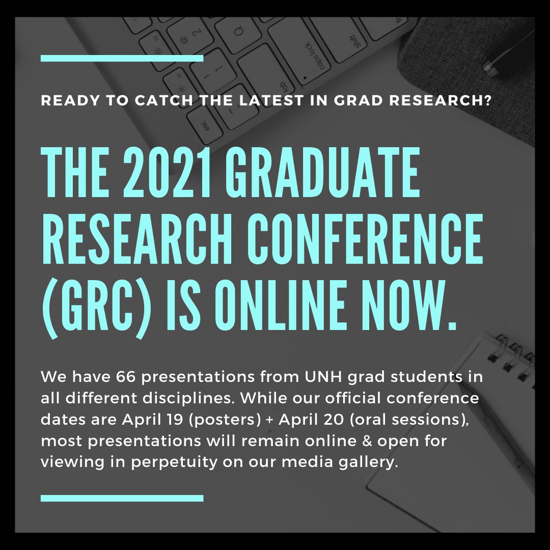 It's a great first day in our Grad Student Appreciation Week with the virtual Gr...