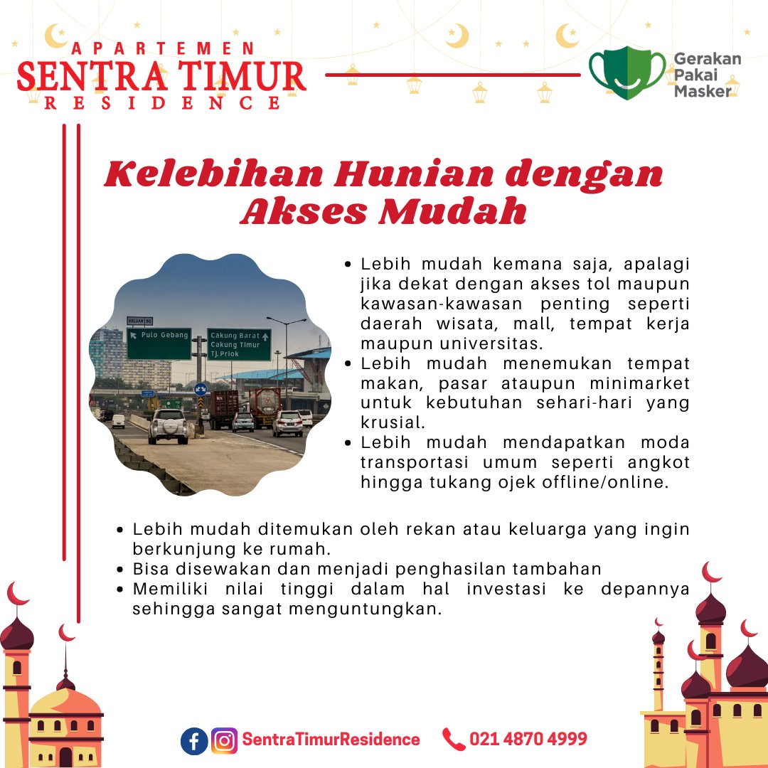 sentratimur's tweet photo. Karena banyaknya keuntungan ini, hunian dengan akses yang mudah menjadi pilihan favorit yang seringkali diincar oleh para pembeli.
.
https://t.co/Nh4hij2XJ2 
📞 021 4870 4999 https://t.co/lijN9trChr