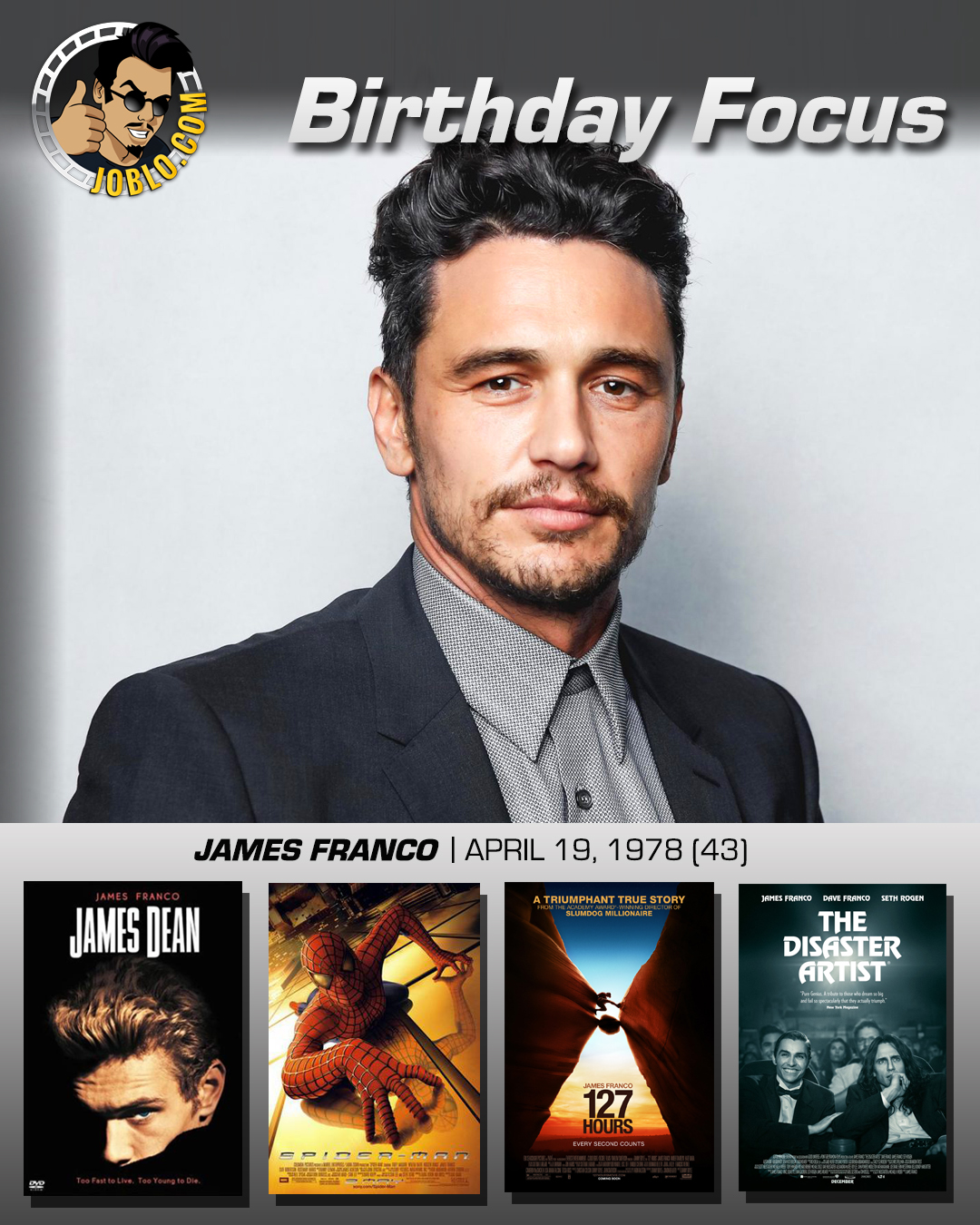 Wishing James Franco a very happy 43rd birthday!
What\s your favorite performance of his? 