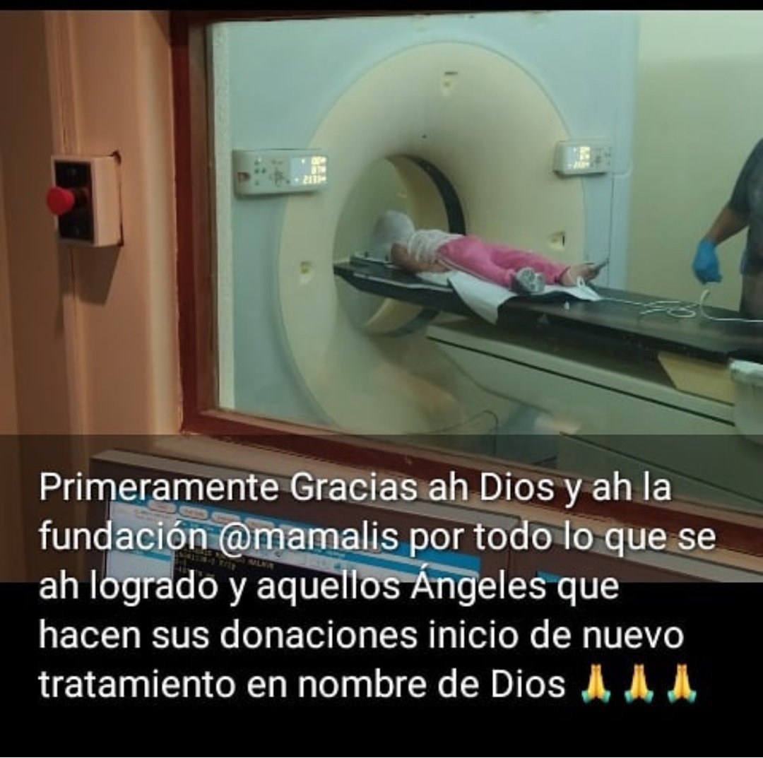 Hoy me levanté poniendo al día algunas cosas, y la más importante es el tratamiento de Jeliannys, están faltando $1800 para terminar de pagar su Radioterapia, se han hecho estudios y exámenes que aumentaron la cuenta. Nos urge cancelar. Contamos con su granito de arena 🙏🏾🙏🏾