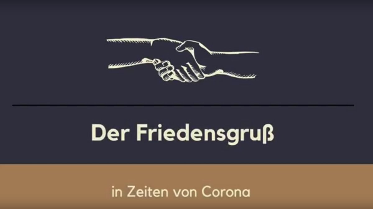 How-to-Gottesdienst? Liturgieerklärung im Video. 
Im vergangenen Wintersemester erklärten 9 Studierende Themen der Liturgie in kurzen Videos.
Hier geht es um den Friedensgruß in Zeiten von Corona:
ku.de/thf/aktuelles/…