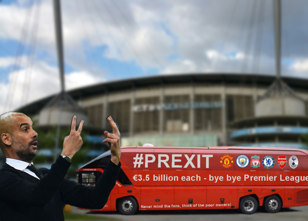 Jpjm1964's tweet photo. Suspect could be a long day as the effect of #Prexit kicks in..... who will be next after #JoseMourinho ?  #mcfc #europeansuperleague #pepeguardiola @ManCity #BoycottEuropeanSuperLeague #PremierLeague https://t.co/H0DgFgus7V