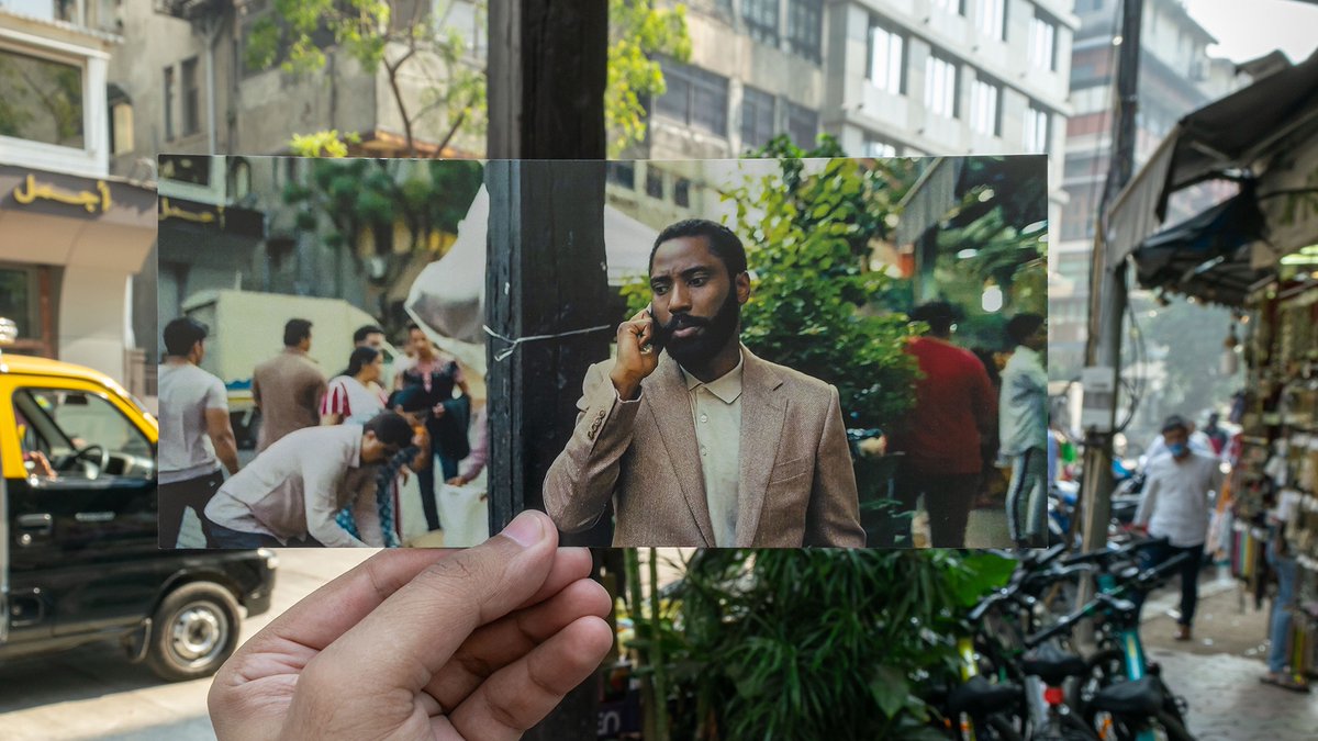 PrimeVideoIN's tweet photo. iconic scenes of #TenetOnPrime in the city of dreams 💙
(IG: murtaza.ametwala) https://t.co/9scYhjt9fv