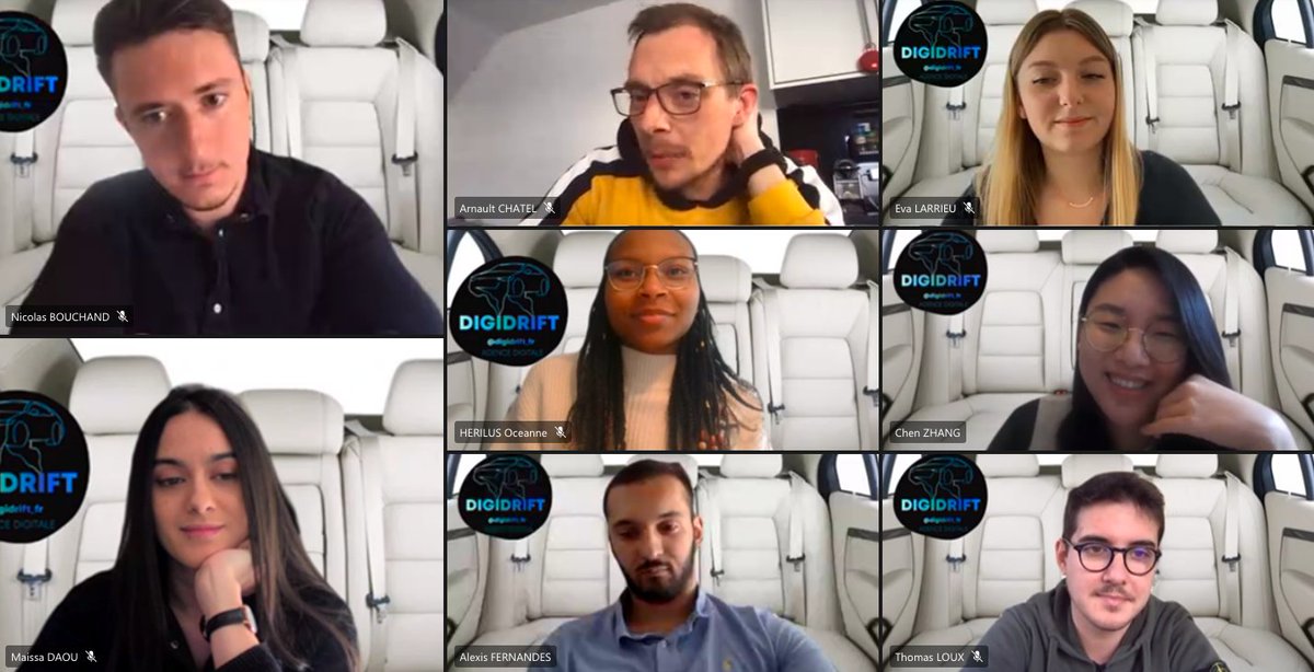 Bravo aux <a href="/Digidrift_fr/">Digidrift_fr</a> pour cette dernière #Masterclass sur la transformation du secteur de l'#automobile ! 🚗

<a href="/nbouchand13/">Nicolas Bouchand 🔱</a> <a href="/oceanne_hrls/">Océanne Hérilus</a> <a href="/zhangchen199531/">Chen ZHANG</a>  <a href="/EvaLarrieu/">Eva Larrieu</a> <a href="/lxt_64/">Thomas Loux</a> <a href="/AlexsFernandes6/">Alexís Fernandes</a> @DaouMaissa 👏👏👏

#mbadmb #transfonum