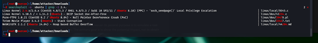 backuppen's tweet photo. Kali Linux üzerinde bulunan searchsploit aracı ile exploit-db'de var olan zafiyet PoC scriptlerini arayabilir, diskinize kaydedebilirsiniz.
Araç metasploit framework aracı ile birlikte gelmektedir.
#searchsploit #pentesting https://t.co/8zweSKbCn2