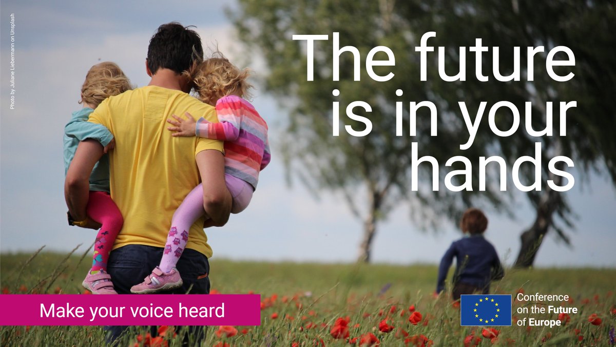 EU_Social's tweet photo. 📣 Today we are launching our multilingual digital platform for the Conference on the #FutureofEurope: 

🔵 organise &amp; register events
🔵 express your opinions
🔵 join debates on #EU challenges and priorities
👉 https://t.co/Wnj5CwUhmw

#TheFutureIsYours, shape it 🇪🇺 https://t.co/XWliPIVRre