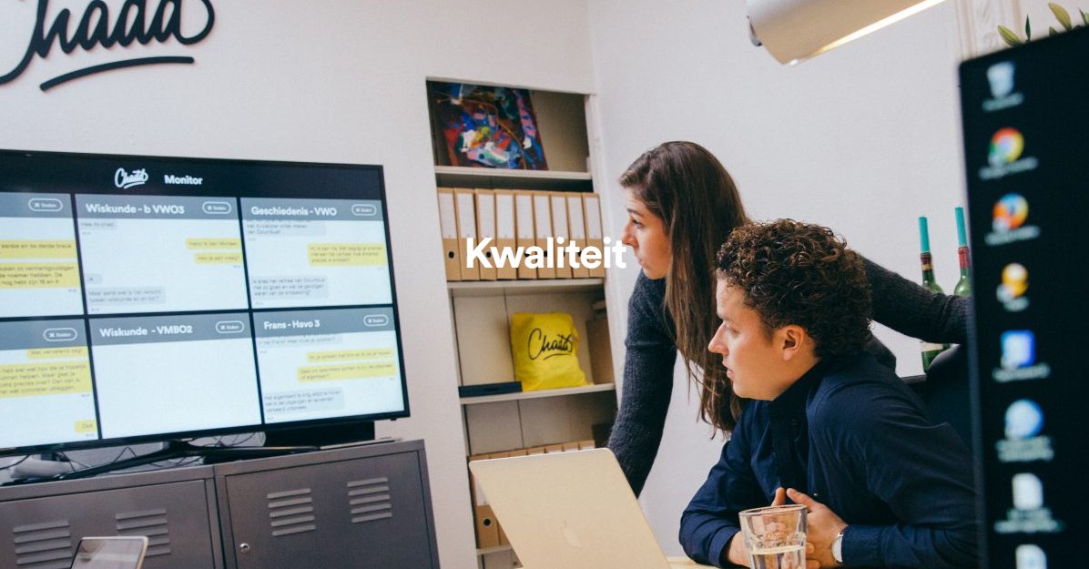 Mr. Chadd: Direct uitleg voor ieder vak tweet media