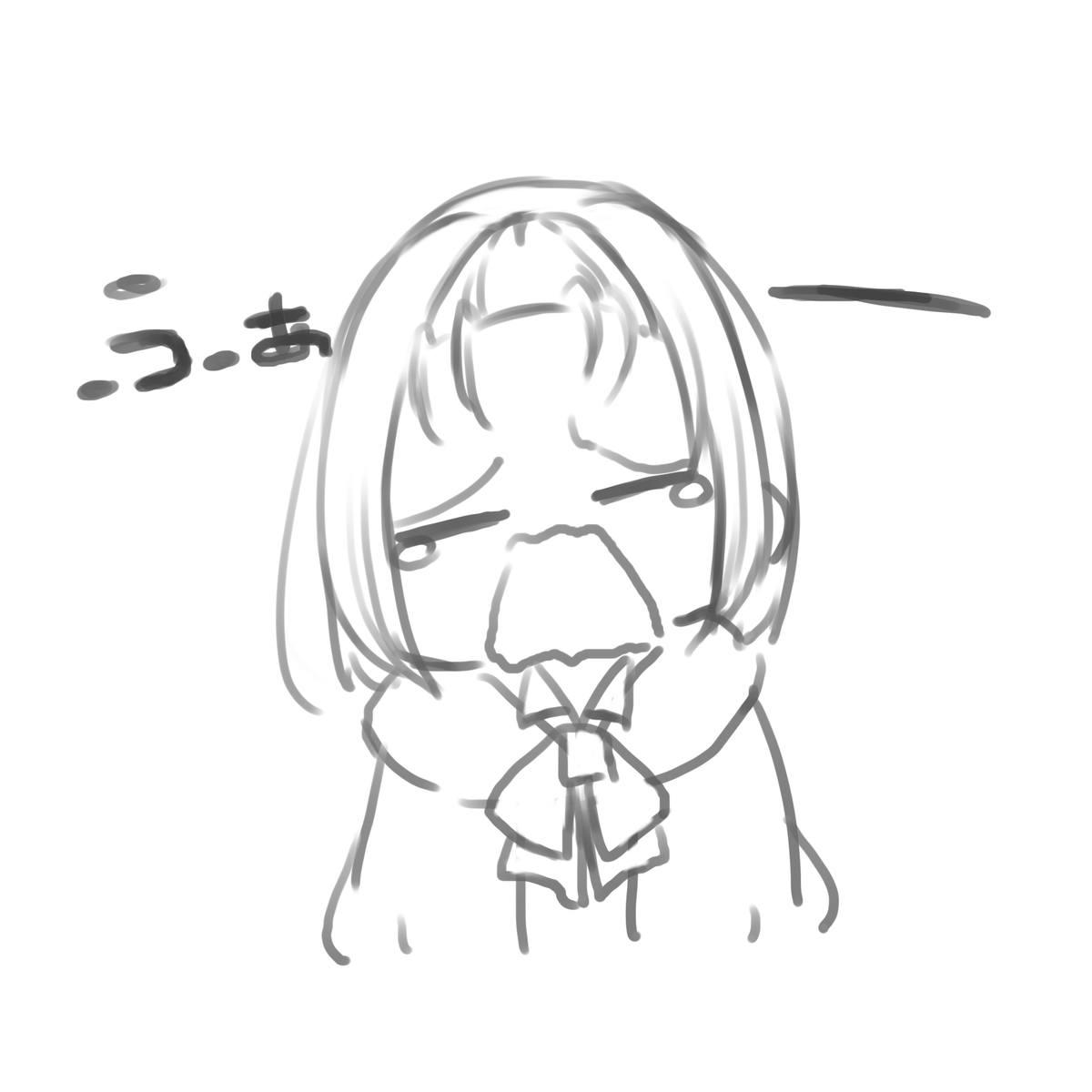 眠い時絵も眠い 
