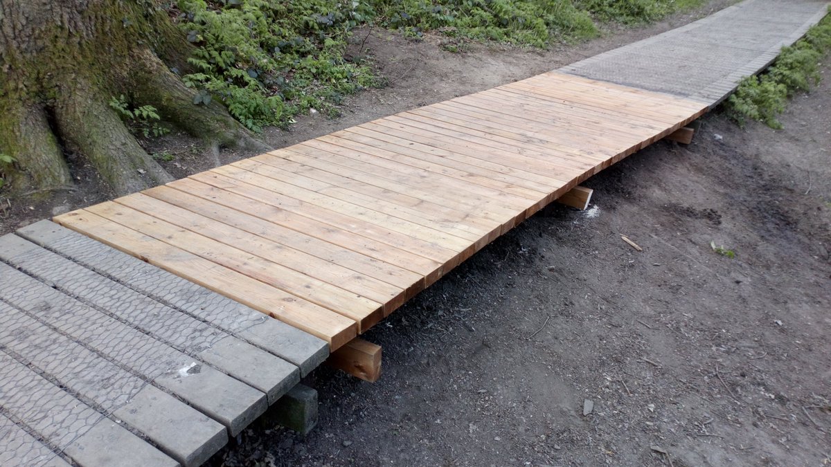 Another section of boardwalk at Bourne Valley replaced. Great job, as always, by the Colchester BAT.  <a href="/TCVtweets/">The Conservation Volunteers (TCV)</a>
