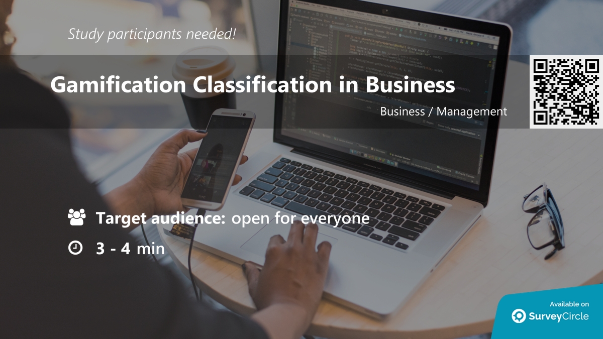 daily_research's tweet image. Participants needed for online survey!

Topic: "Gamification Classification in Business" surveycircle.com/en/surveys/?sr… via @SurveyCircle

#gamification #OrganizationalEngagement #OrganizationalBehaviour #engagement #survey #surveycircle