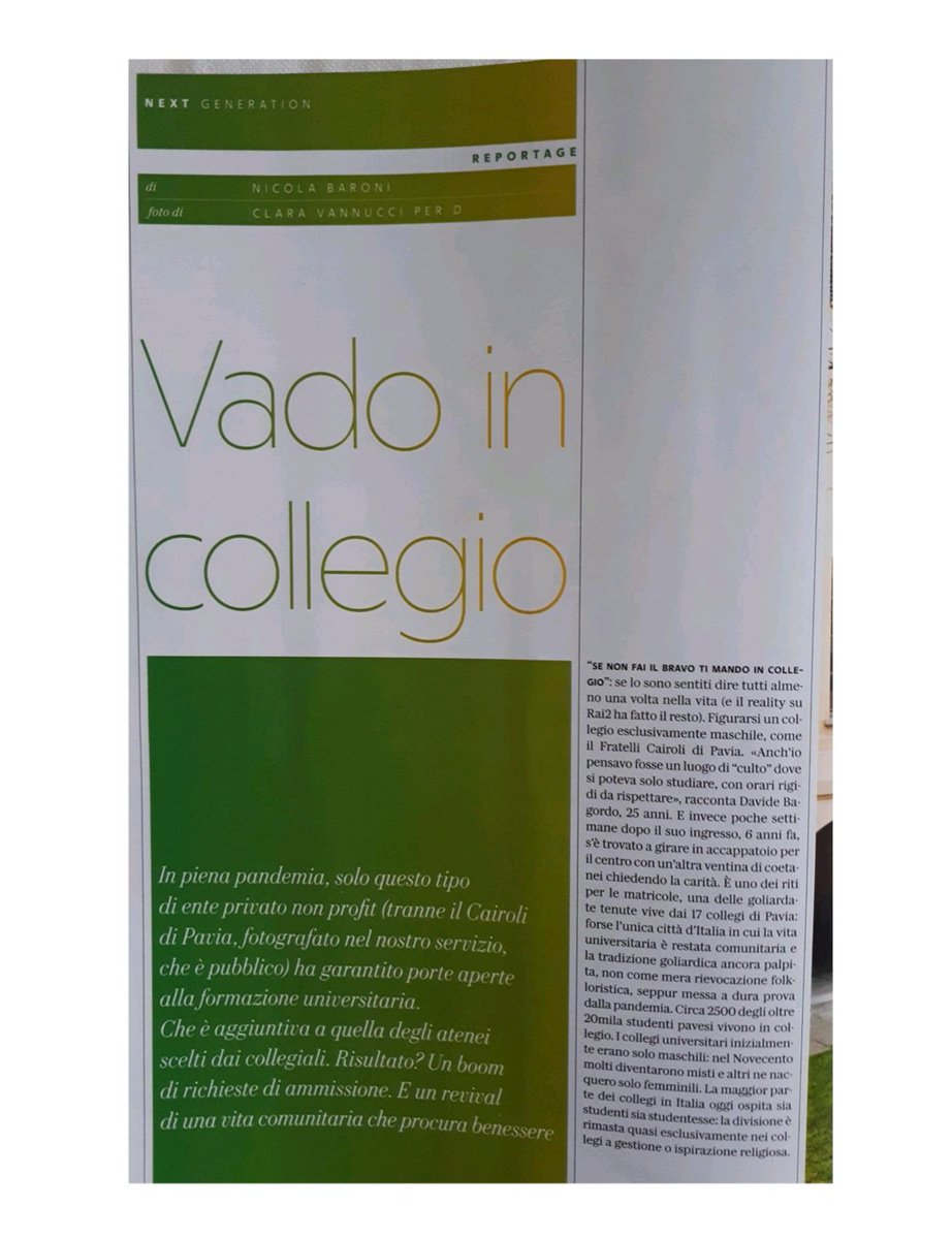 Collegi Universitari tweet media