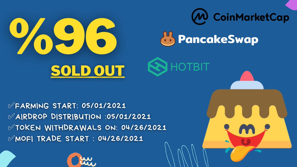 mofifinance's tweet image. 🔥MOFI Presale Now %96 Sold Out🔥

🚀 Buy Now: sale.mofi.finance

📌 Price 1 MOFI 0.005 BNB
📌 Buy: Minimum 0.5 BNB 
📌 10% Bonus on investments above 25 #BNB 

#BSC #Binance #BinanceSmartChain #BitTorrent #Bitcoin #BTC