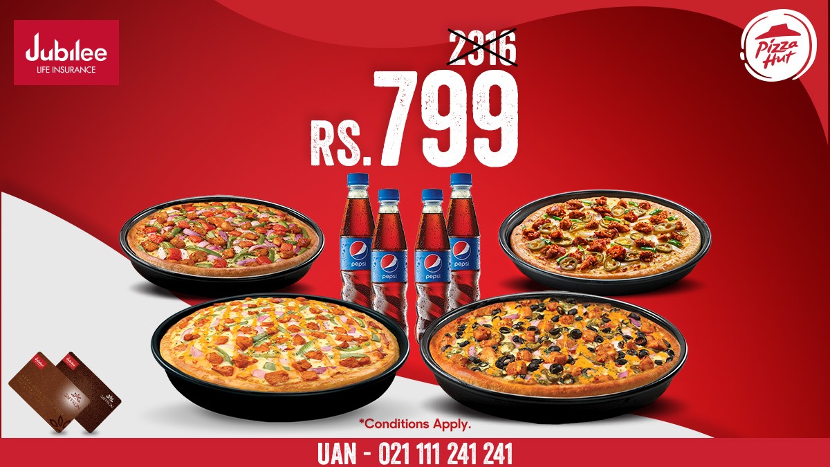 PizzaHutPak on Twitter "For just Rs. 799, get 4 small pizzas and 4