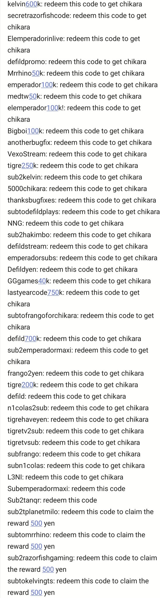 All 24 Anime Fighting Simulator Codes *CHIKARA + YEN* Roblox (2021