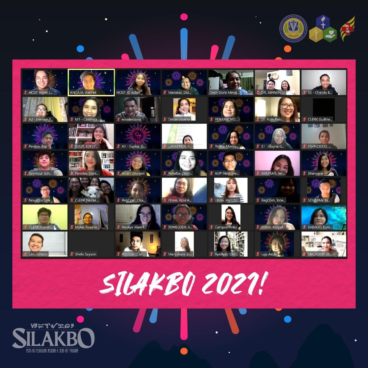 aup_msc's tweet photo. [SILAKBO: Pista ng Pelikulang Medisina &amp; Send-Off Program]

Together with AUP Medical Missionaries for Social Responsibilities- AUP MMSR, we would like to extend our warmest gratitude to everyone who participated &amp; joined us with the fun, excitement &amp; https://t.co/I8uCmwM1E3