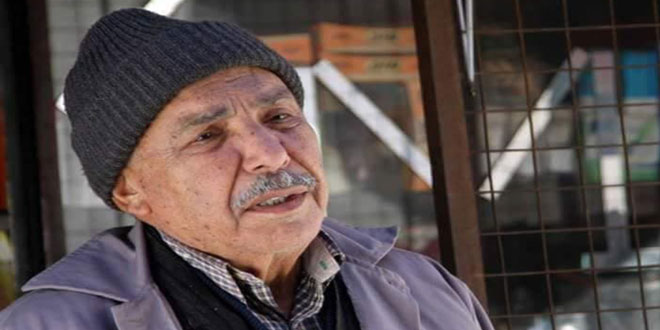 وفاة الفنان أحمد منصور في مدينته حمص عن عمر ناهز الـ 80. حمص سانا