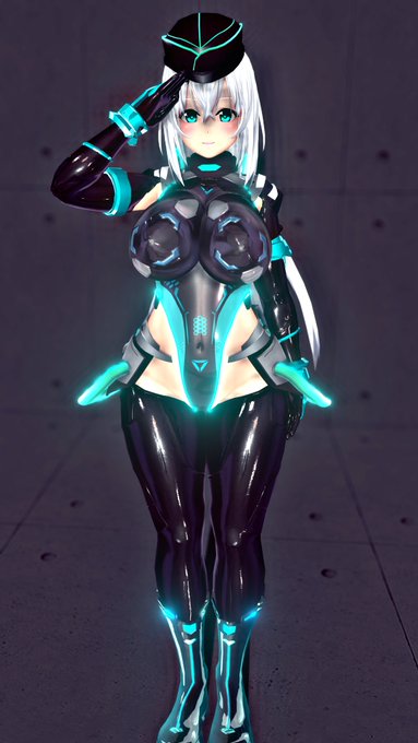 SFハイレグポリスのルーフェンさんです #COM3D2 