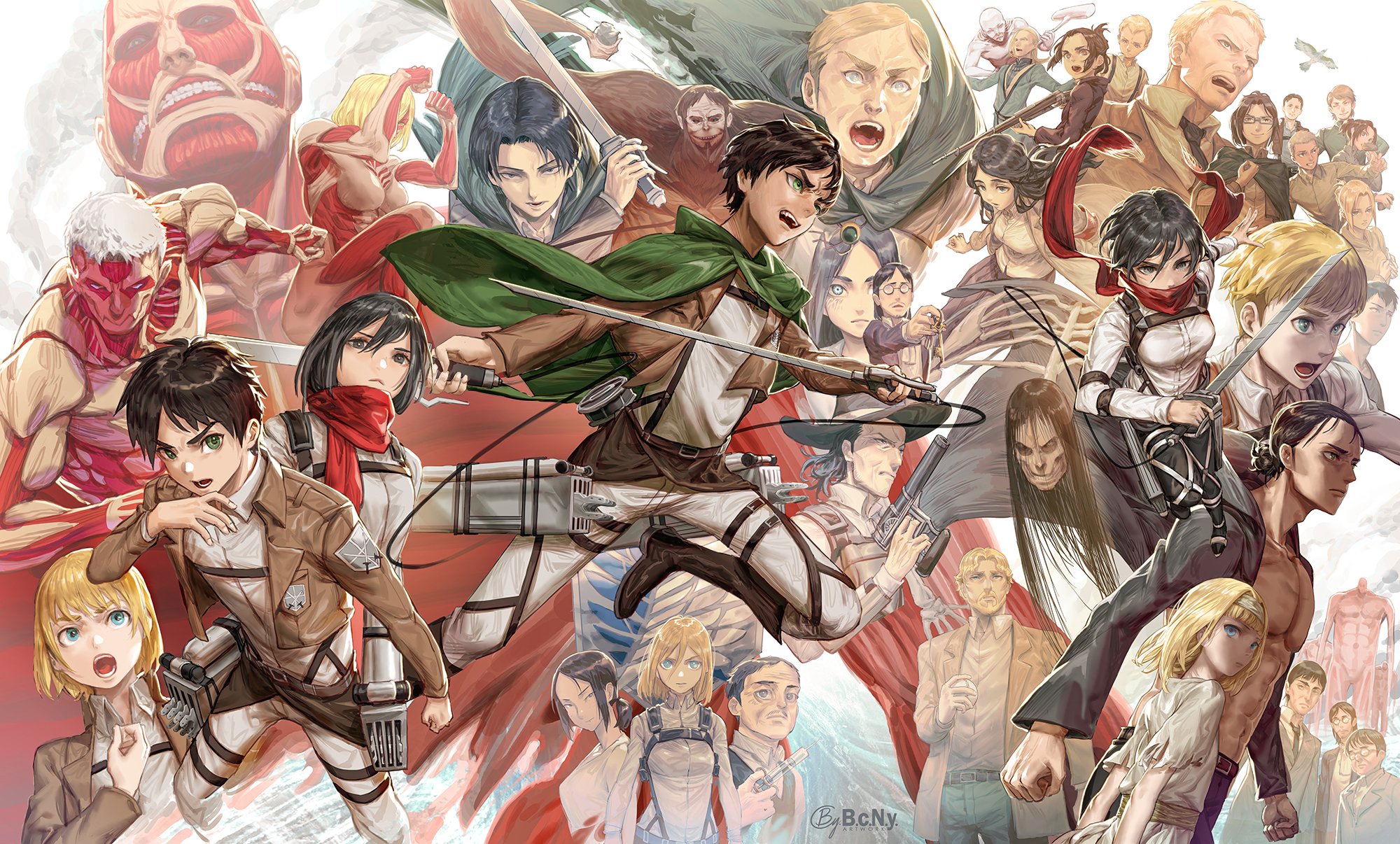 B C N Y A Twitter 諫山創先生 11年間ありがとうございました 本当に楽しませていただきました 進撃の巨人 Attackontitan Aot 進撃の巨人最終回 Thankyouisayama エレン ミカサ アルミン リヴァイ エルヴィン T Co L3oxbmchka