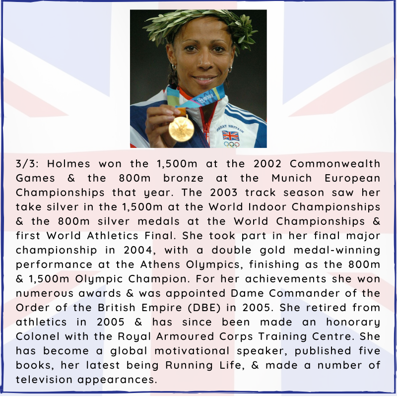 Happy Birthday to Dame Kelly Holmes

Born #otd 19 April 1970

Holmes is a retired British middle distance athlete.

#Kellyholmes #teamgb #Athlete #BritishAthletics @damekellyholmes @TeamGB