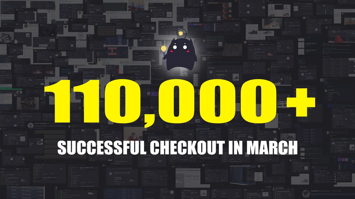 _HellWorld's tweet image. 😈Giveaway😈

EPIC SUCCESS!!

Over 110,000 successful Checkout in past month!
Thanks for your support! Our GOAT plan has achieved victories in almost every drop.

🎁Prizes: 
- GOAT 2G*2
- GOAT 30%off*5
- GOAT 25%off*10

Rules:
- RT+Like♻️❤️
- Follow✅
- Tag 1 friends👬

End 48H🕒
