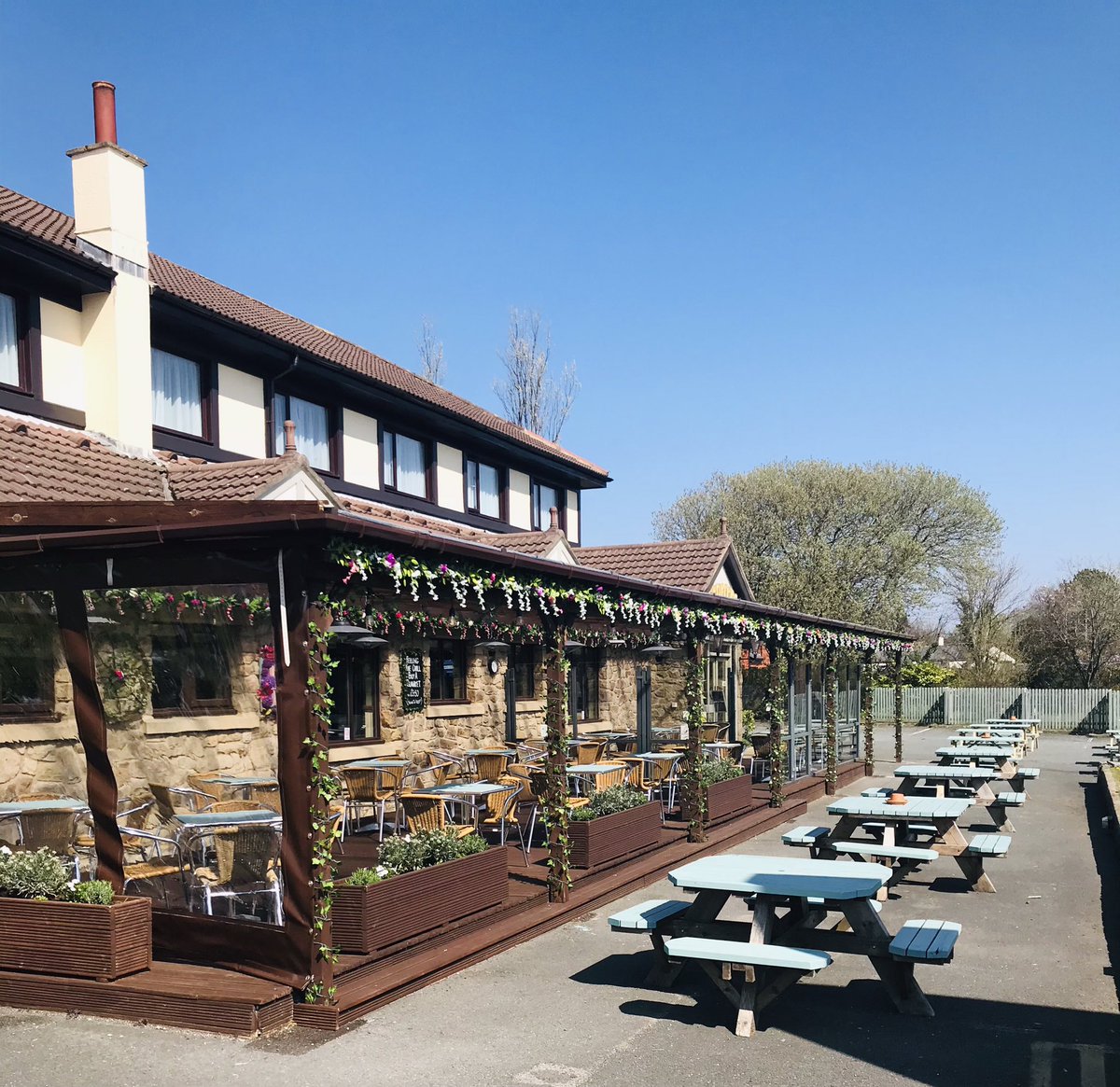 Lovely day for alfresco dining